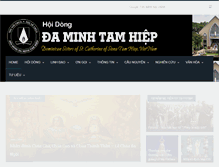 Tablet Screenshot of daminhtamhiep.net